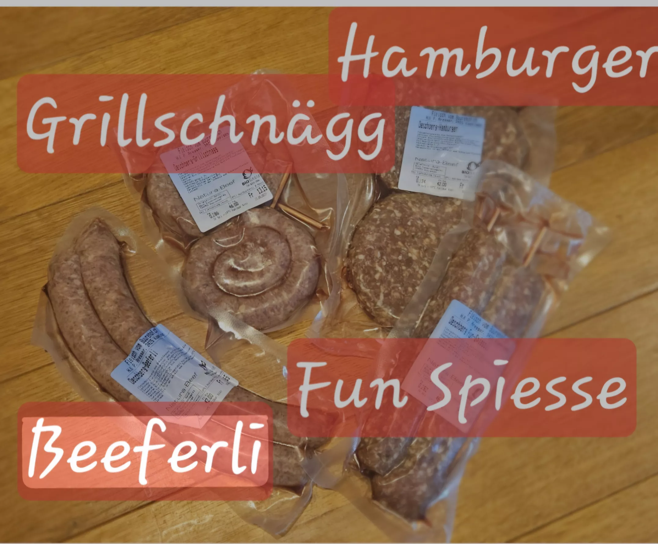 Bio Natura Beef GRILL FLEISCH